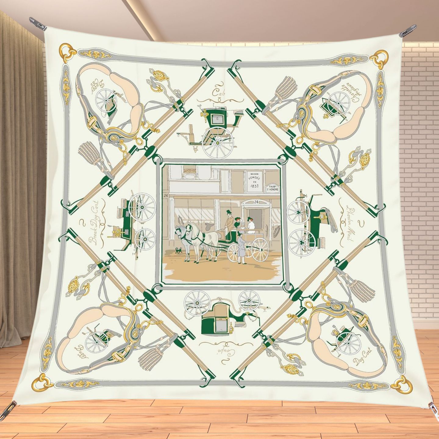 90cm Twill Silk Like Square Sc - Quality Travel Accessories recension och pris