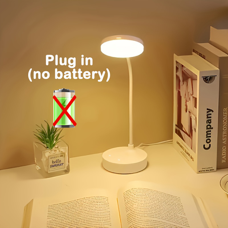 LED Desk Lamp With USB Chargin - Book Light Flexible recension och pris