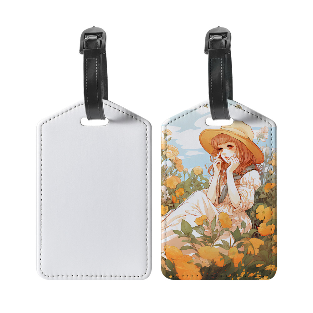 Customized Picture PU Leather  - Luggage Tag Leather recension och pris