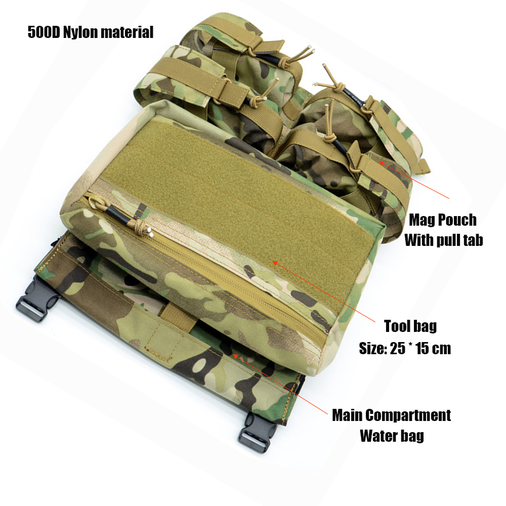 Tactical Vest Backpack Back Pa - Hydration Pack Backpack recension och pris