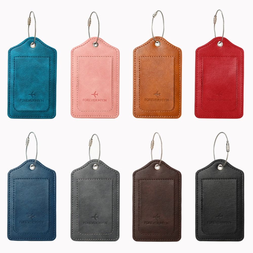 Women Man Anti Loss Wire Rope  - Luggage Tag Leather recension och pris
