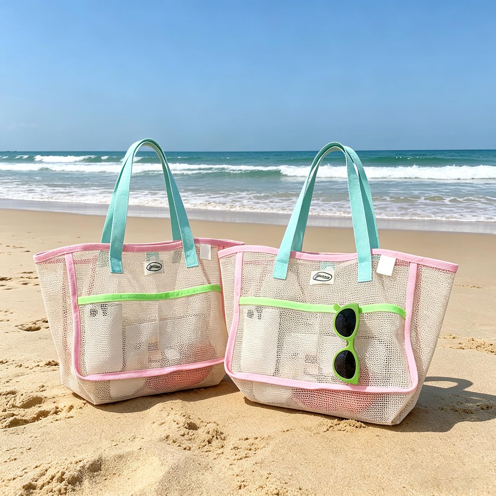 Beach Bags for Women Colorful  - Travel Accessories Deals recension och pris