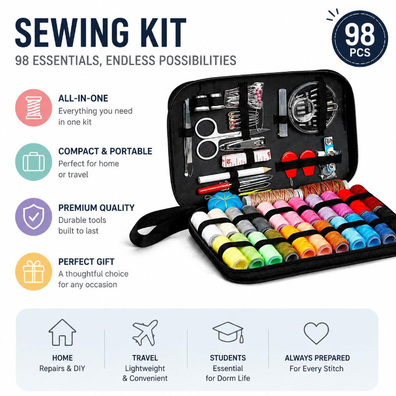 68/98PCS Sewing Accessories To - Travel Accessories Deals recension och pris