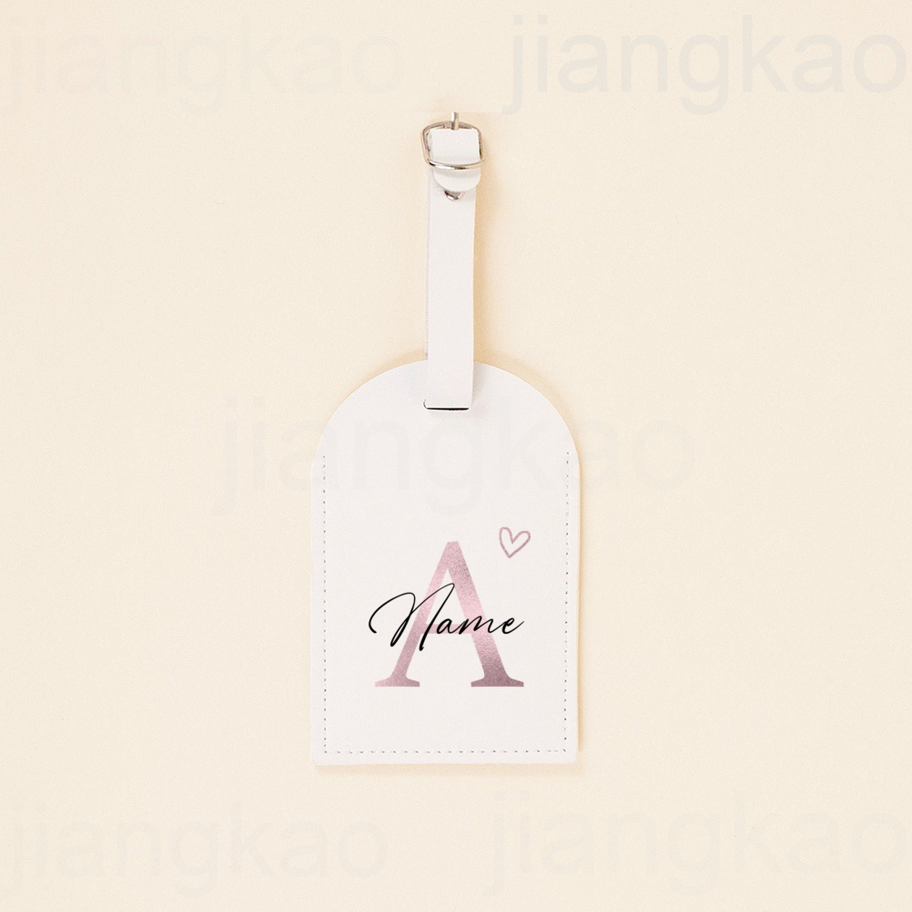 Personalized PU Luggage Tag He - Luggage Tag Leather recension och pris