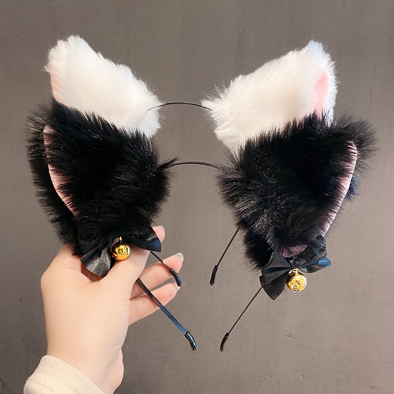 Plush Cat Ear Headband for Wom - Quirky Travel Accessories recension och pris