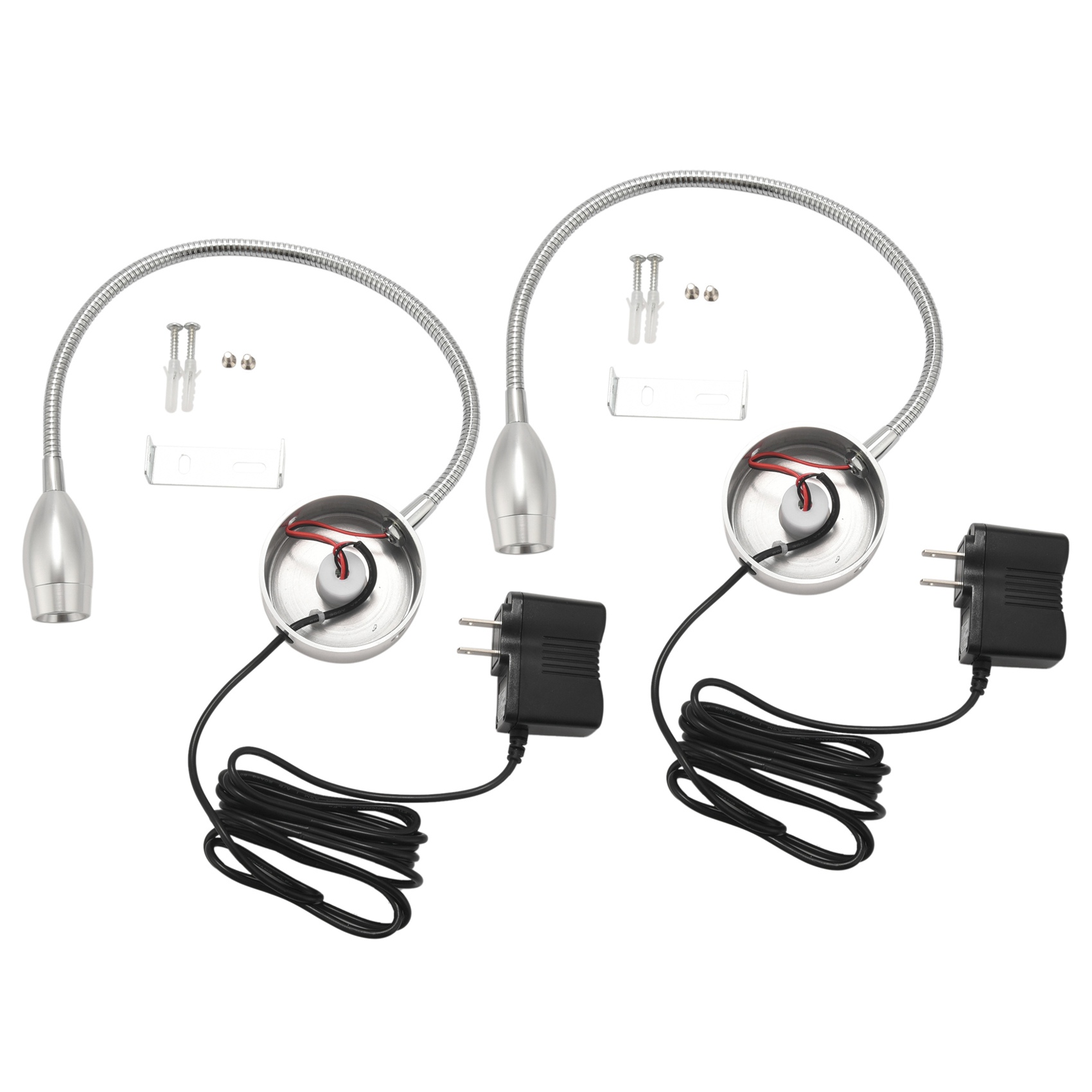 2X Dimmable Reading Lamp, Bed  - Book Light Flexible recension och pris