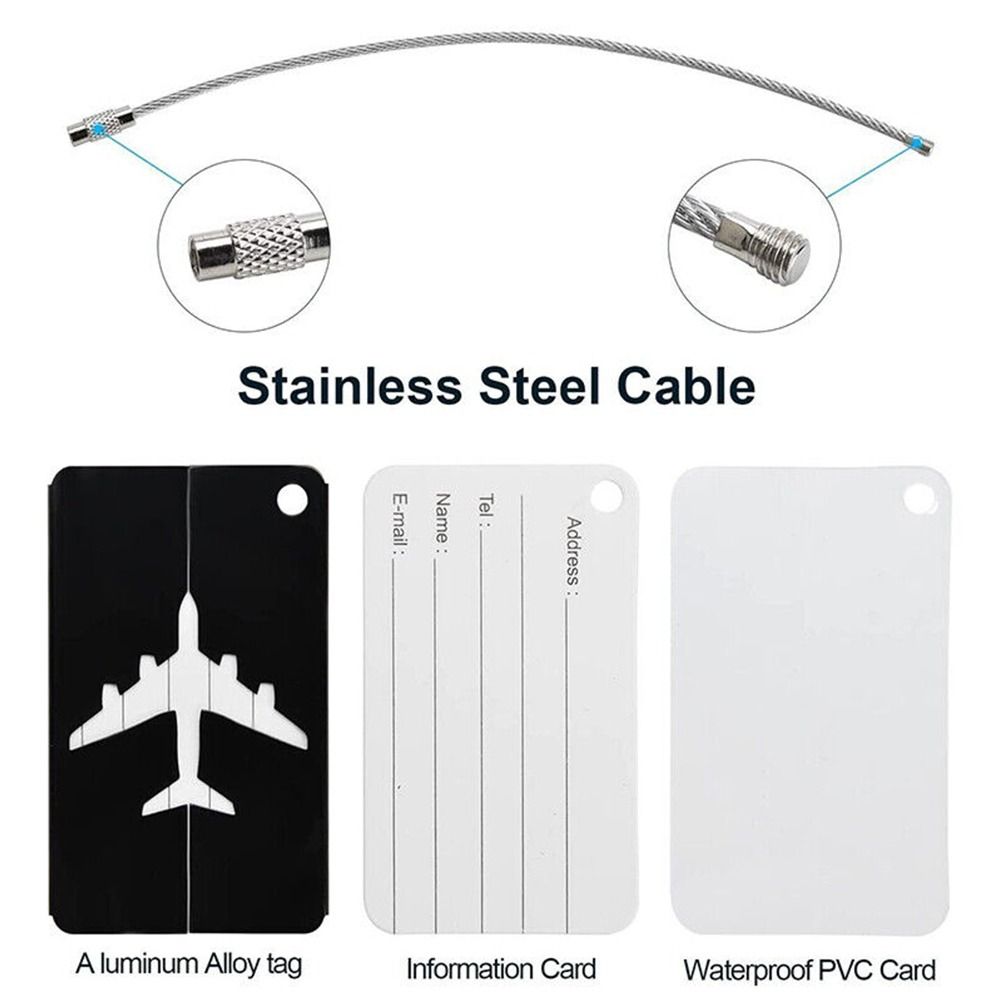 Aluminium Travel Luggage Tags  - Travel Accessories Plane recension och pris