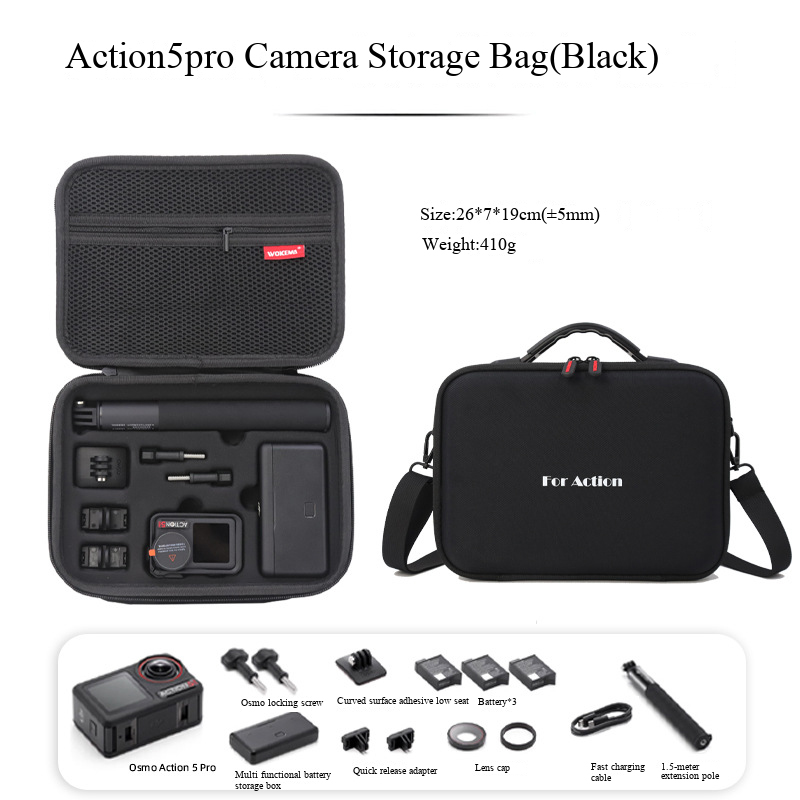 For DJI Osmo Action 3/4/5 pro  - Camera Bag Travel recension och pris