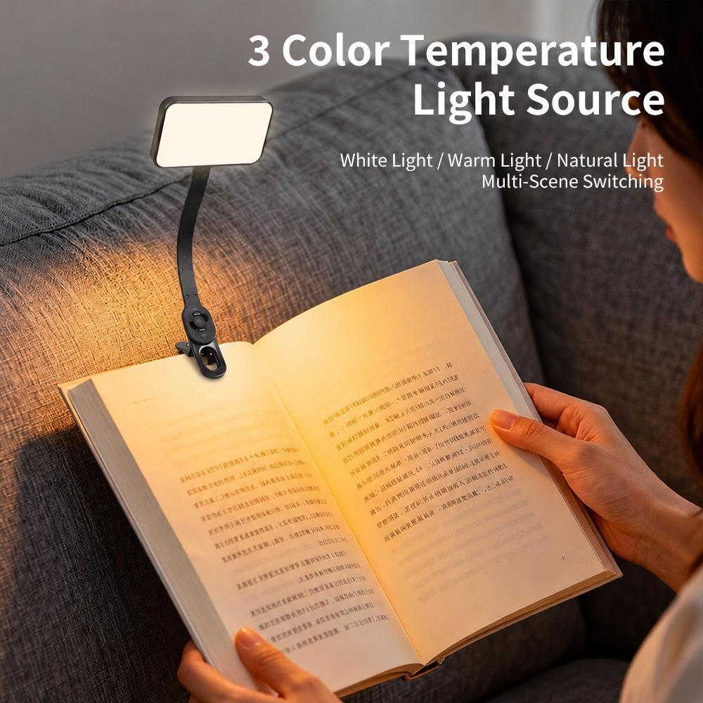 LED Clip on Reading Light 3 Co - Book Light Flexible recension och pris
