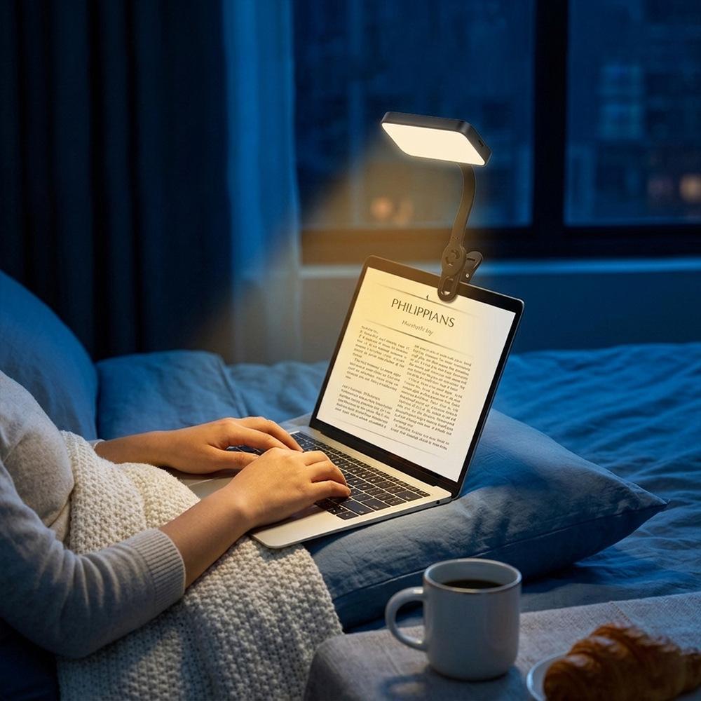 LED Clip on Reading Light 3 Co - Book Light Flexible recension och pris