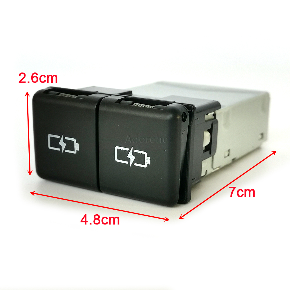 Car Dual Charger For Toyota Ca - Travel Plug Type C recension och pris