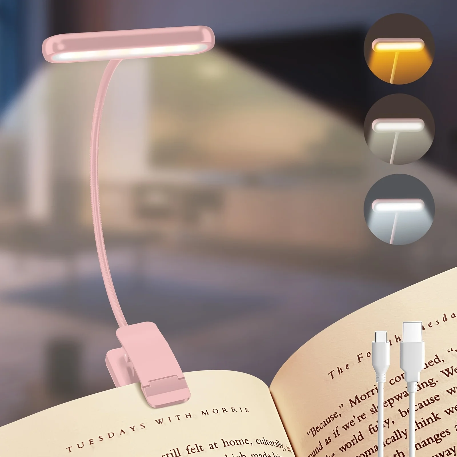 Portable Flexible Easy Clip Ni - Book Light Flexible recension och pris