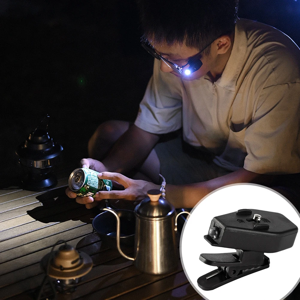 Mini LED Eyeglass Clip on Univ - Book Light Flexible recension och pris