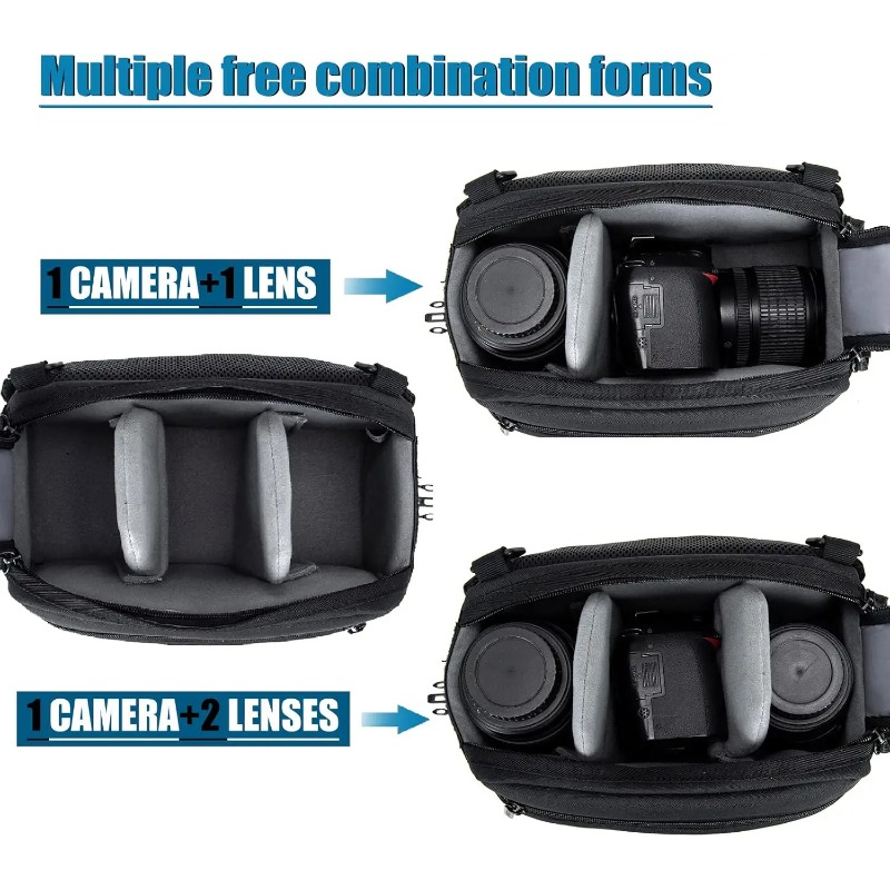 Waterproof One-Shoulder Sling  - Camera Bag Travel recension och pris