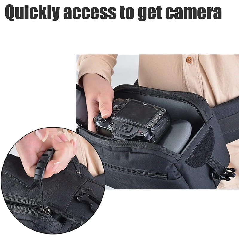 Waterproof One-Shoulder Sling  - Camera Bag Travel recension och pris