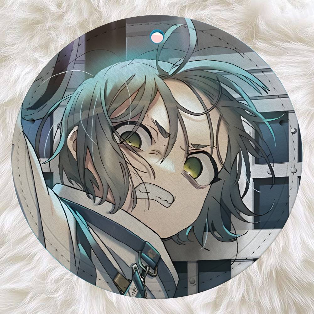Anime M-Milgram Cartoon Name A - Luggage Tag Leather recension och pris